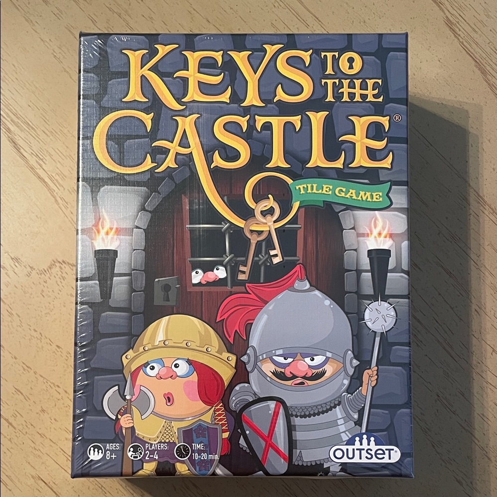 Keys to the Castle Tile Game NWT New Sealed Outset Media